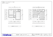 基礎伏図　床・小屋伏図　構造図（筋交い/柱接合部）